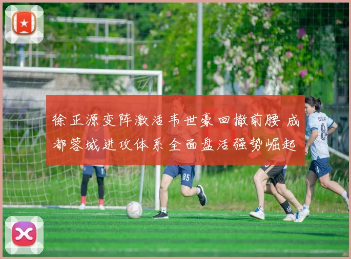 徐正源变阵激活韦世豪回撤前腰 成都蓉城进攻体系全面盘活强势崛起